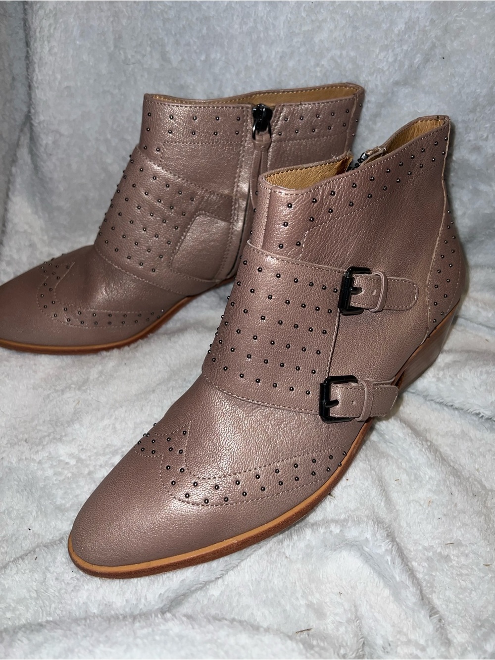 Rebecca minkoff studded ankle booties in woman size 8 - Picture 4 of 7